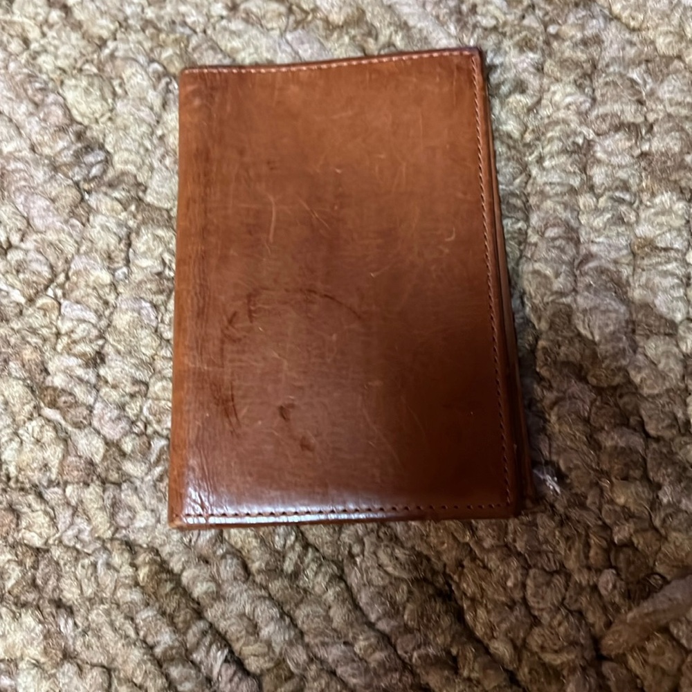 Coach light brown wallet